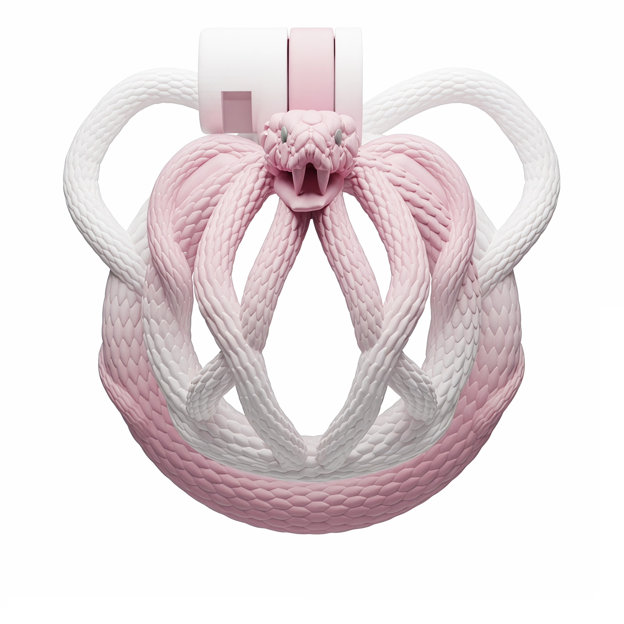 Pink Serpent Chastity Cage - image 6