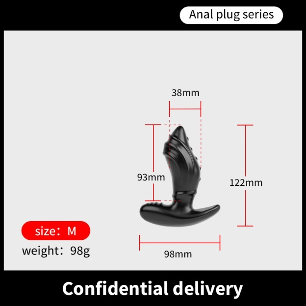 SharkTide TPE Anal Plug-WeLovePlugs