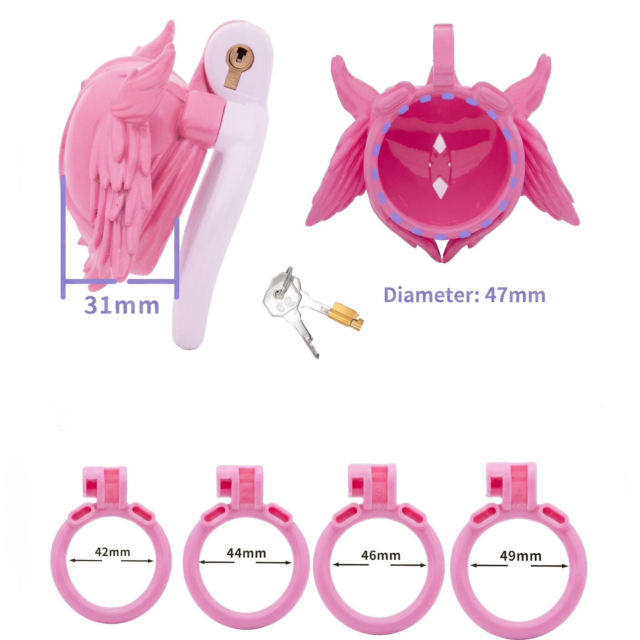 Angel Chastity Cage - image 8
