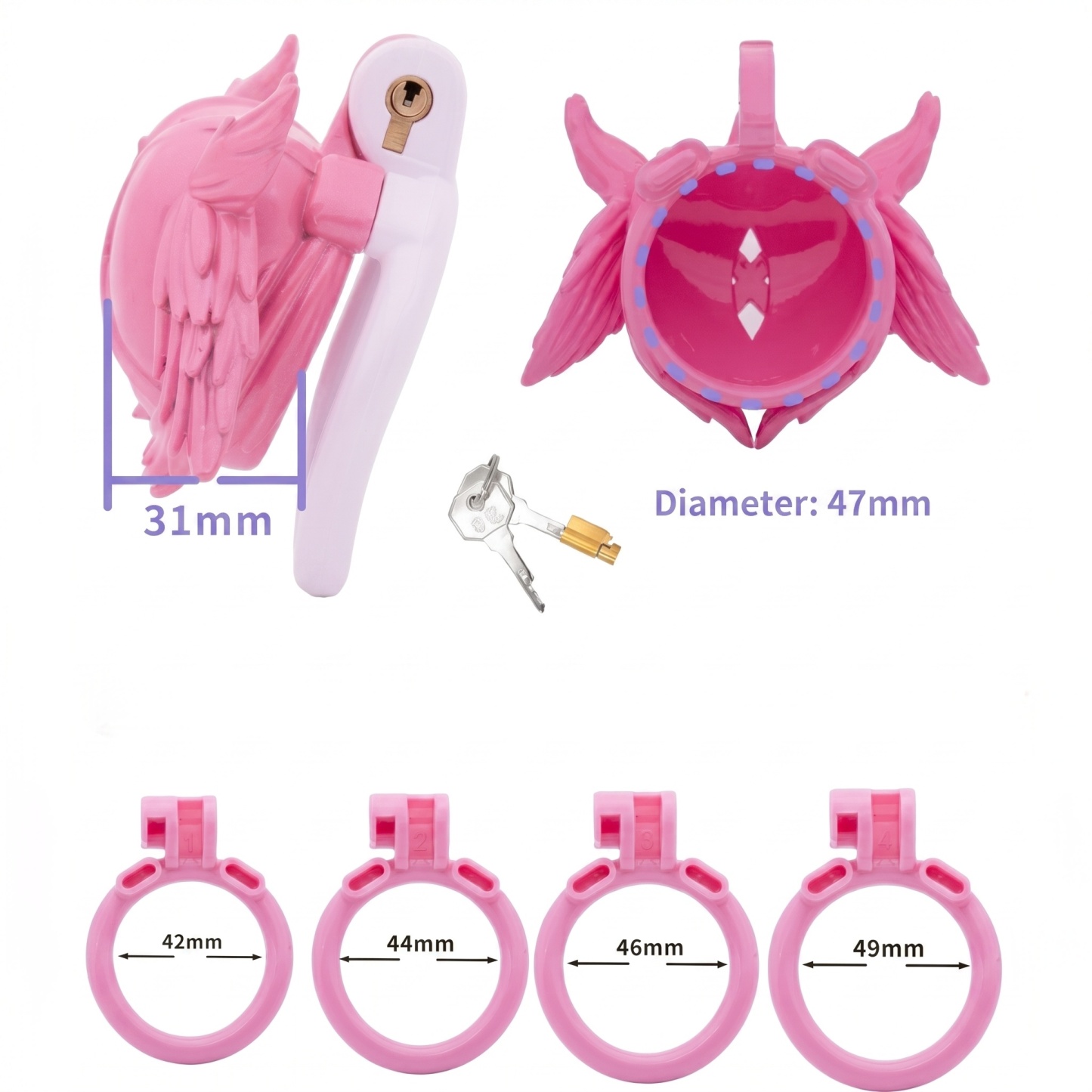 Angel Chastity Cage - image 8