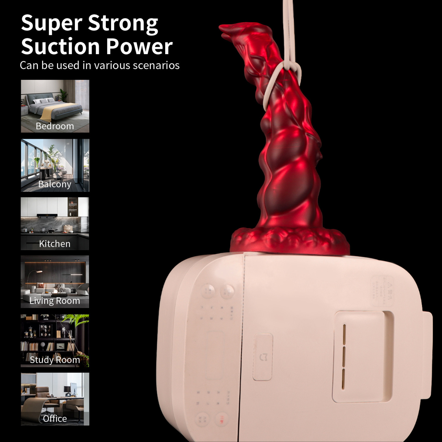 Leviathan Ridge Silicone Plug Fantasy Dildo