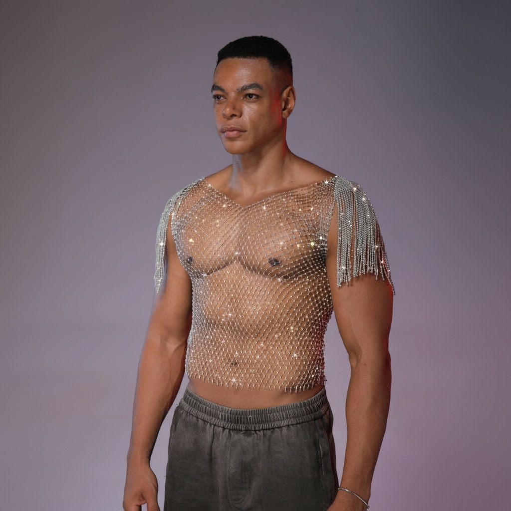 Starluxe Mesh Sparkle Top – Style B - image 8