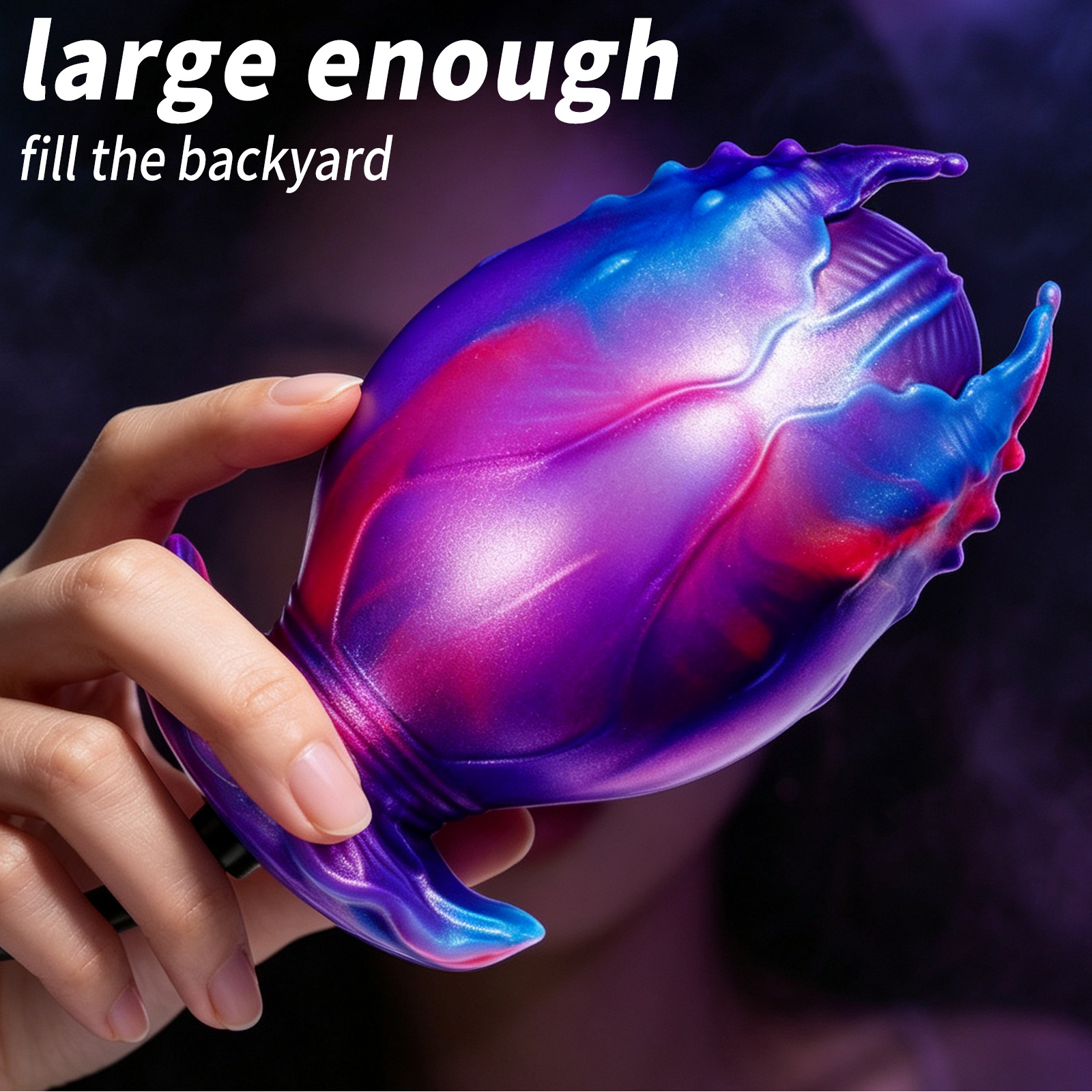 Inflatable Petal-Shaped Silicone Butt Plug with Air Pump - image 6