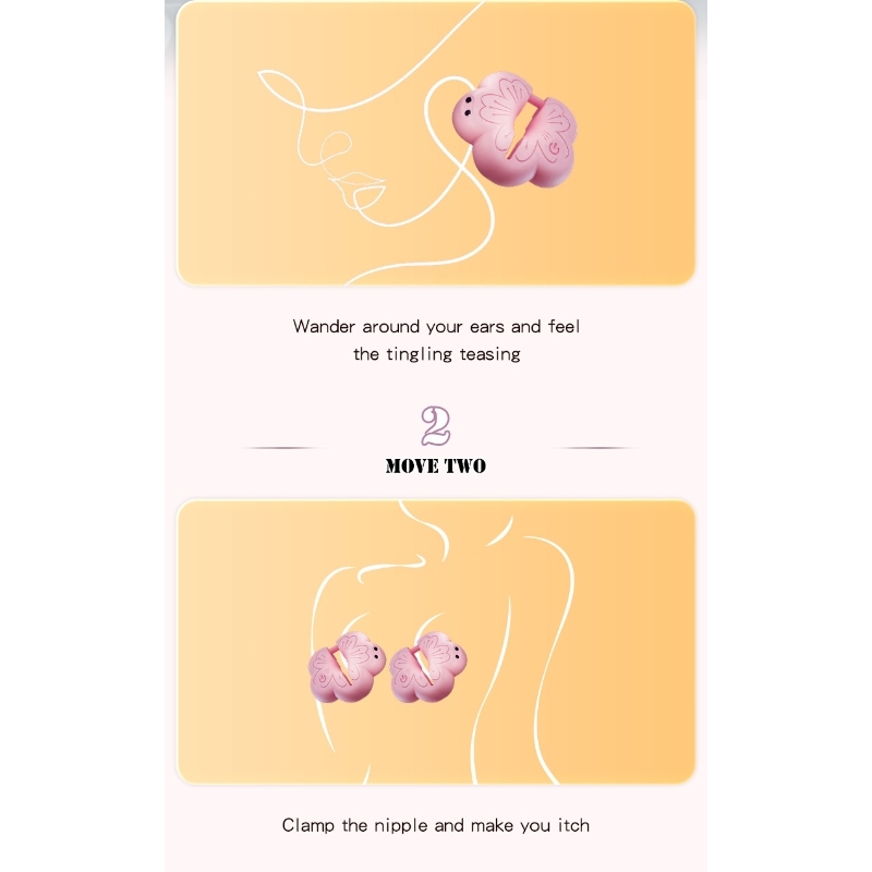 BloomVibe Petal Nipple Clamps Vibrator
