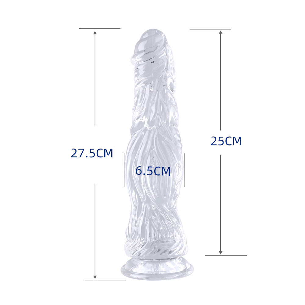 Realistic Suction Cup Dildo – Body-Safe TPE, Textured & Flexible for G-Spot & Anal Play