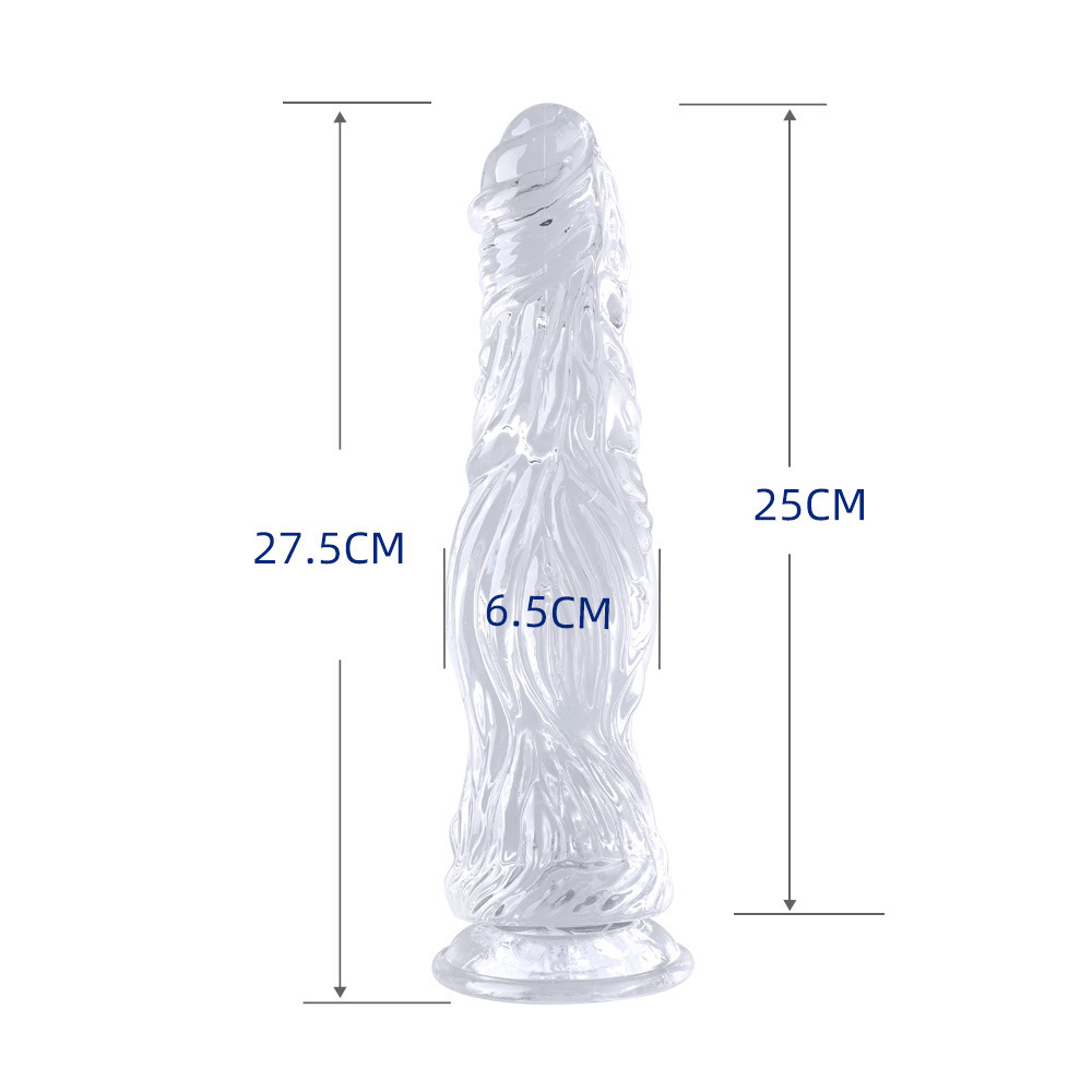 Realistic Suction Cup Dildo – Body-Safe TPE, Textured & Flexible for G-Spot & Anal Play