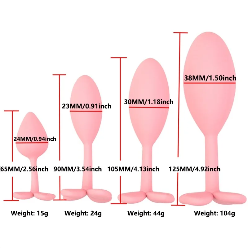 Four Leaf Clover Anal Plugs Trainer Sex Toy -WeLovePlugs