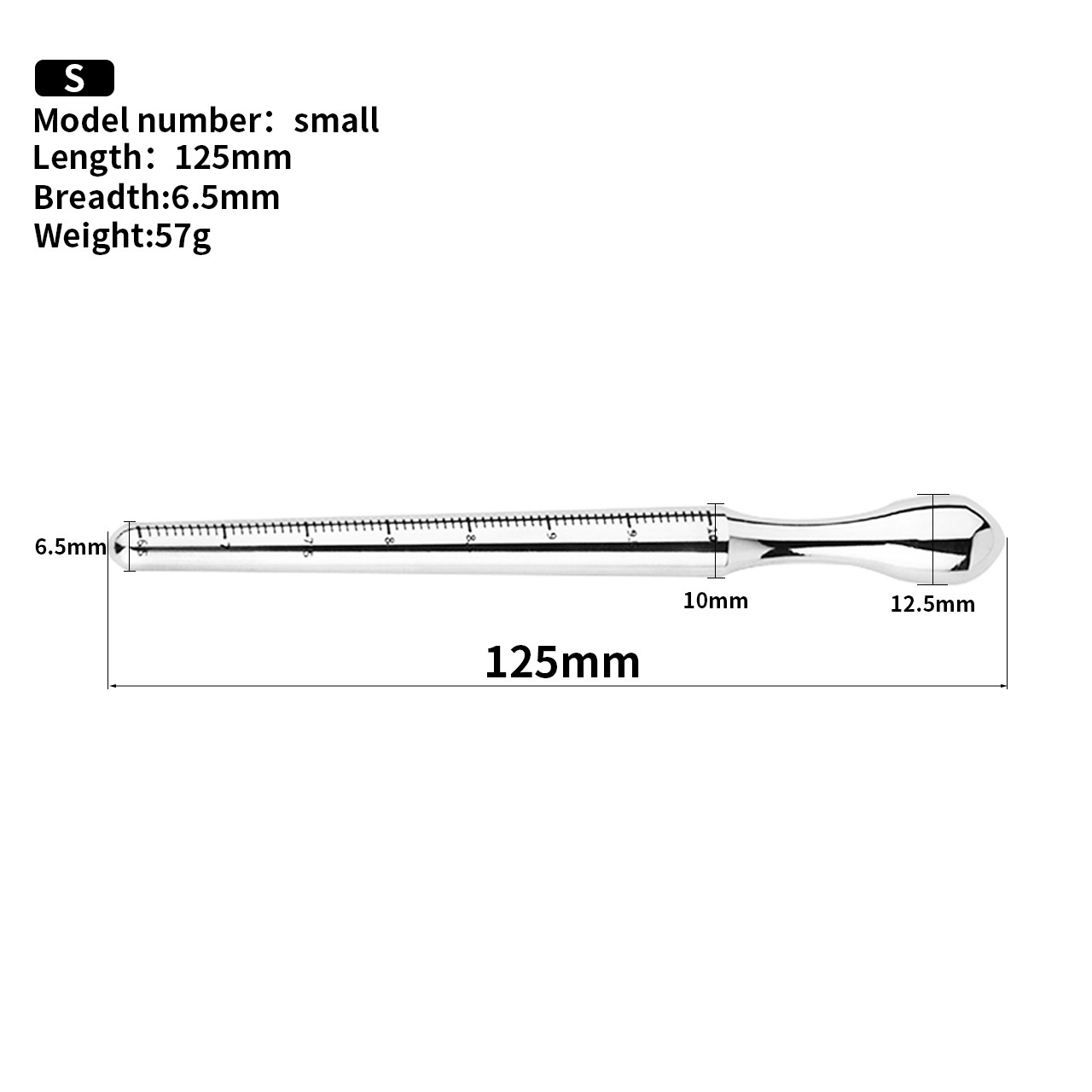 Stainless Steel Urethral Sounds With Scale Sounding Rods -WeLovePlugs