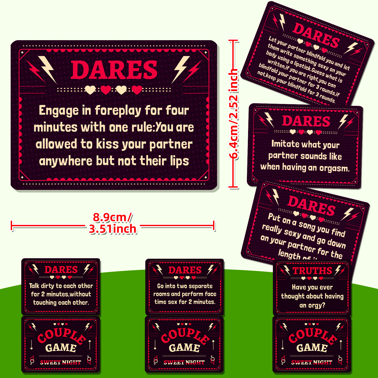Romantic Date Night Cards for Couples, 50 Fun Conversation & Challenge Cards - image 7