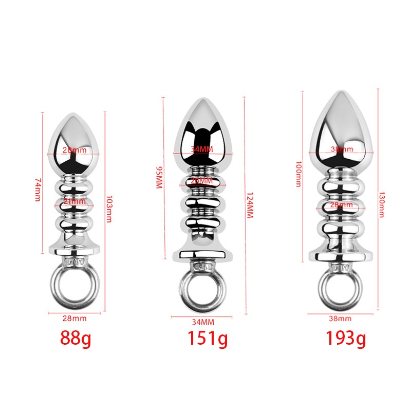 Multi-Segment Aluminum Alloy Butt Plug - image 10