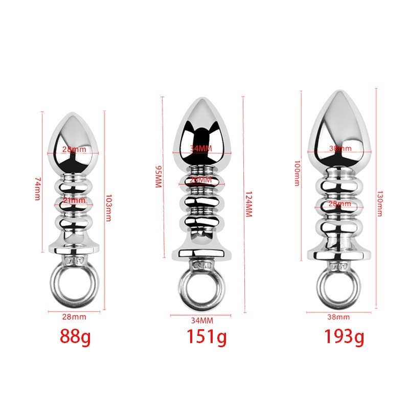 Multi-Segment Aluminum Alloy Butt Plug - image 10
