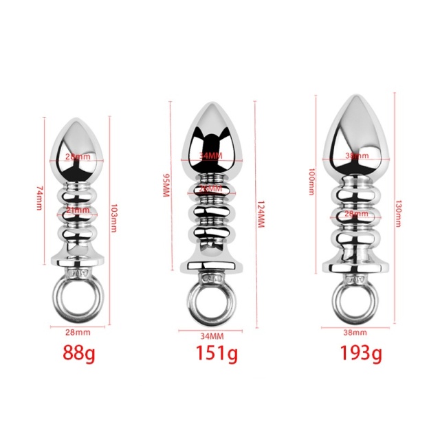 Multi-Segment Aluminum Alloy Butt Plug - image 10