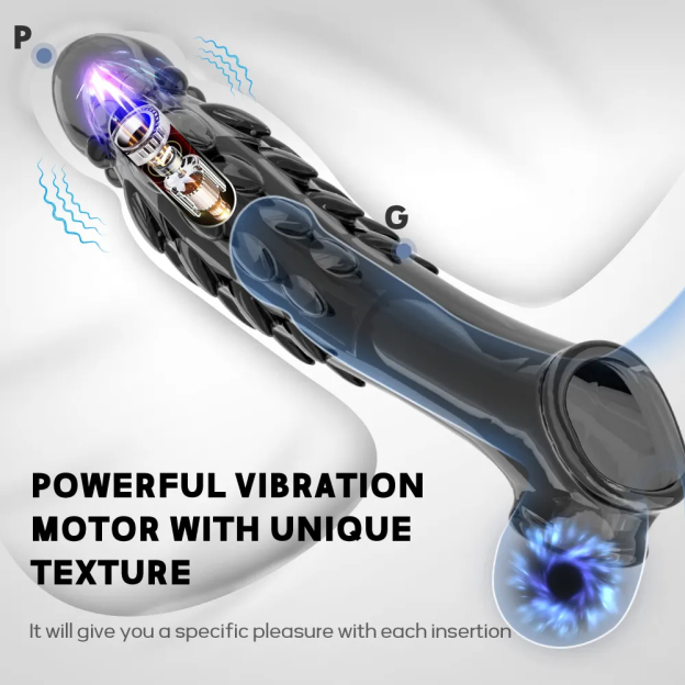 FlexiMax Knotted Vibrating Knotted Penis Sleeve-WeLovePlugs