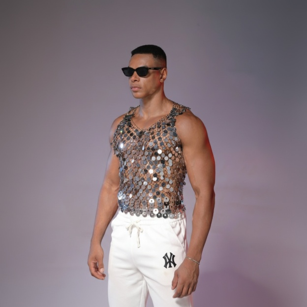 Starluxe Mesh Sparkle Top – Style F - image 7