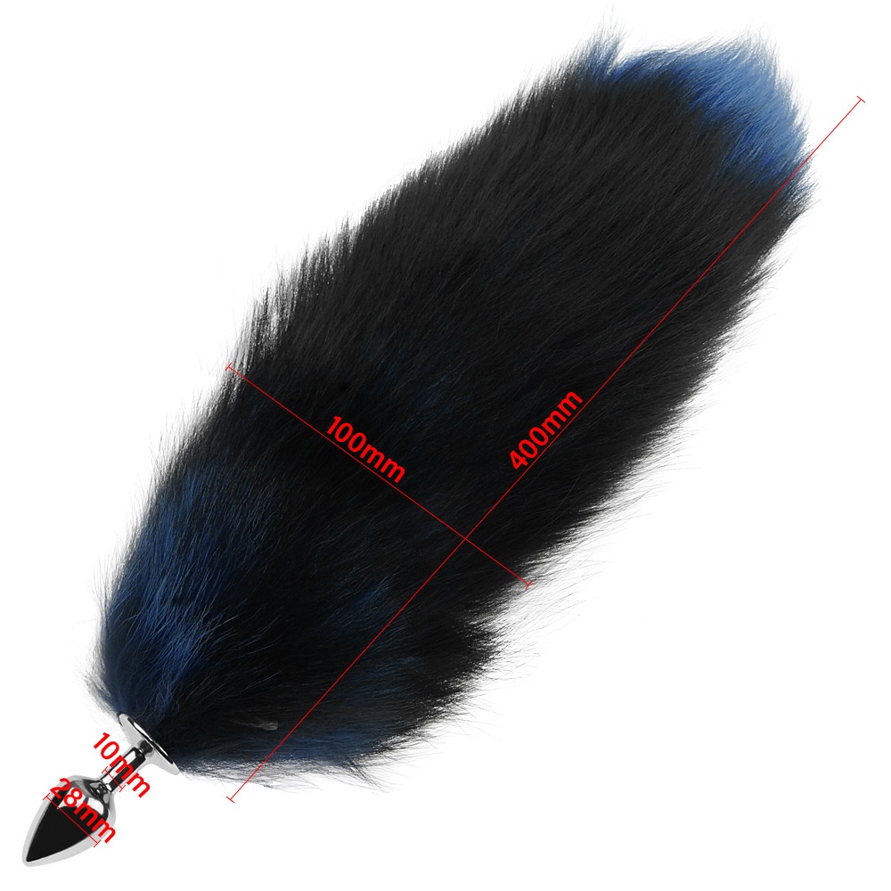 15.75'' Ultra-Plush Fox Tail Butt Plug - image 2