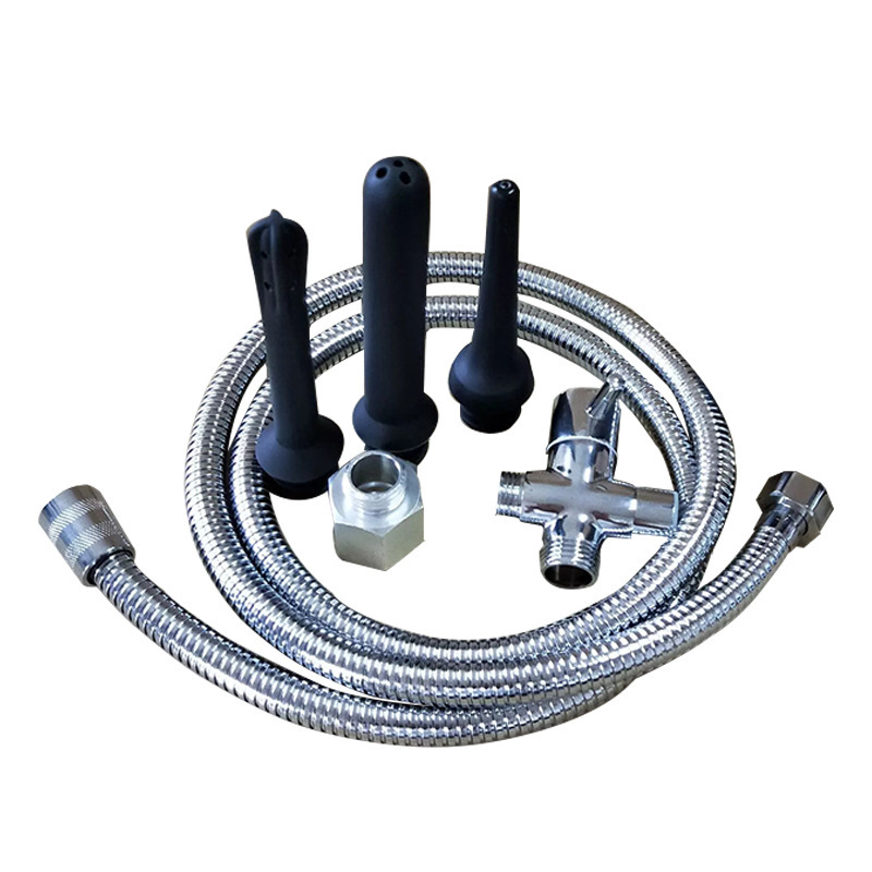 Silicone Head Shower Enema Douch Kit -WeLovePlugs