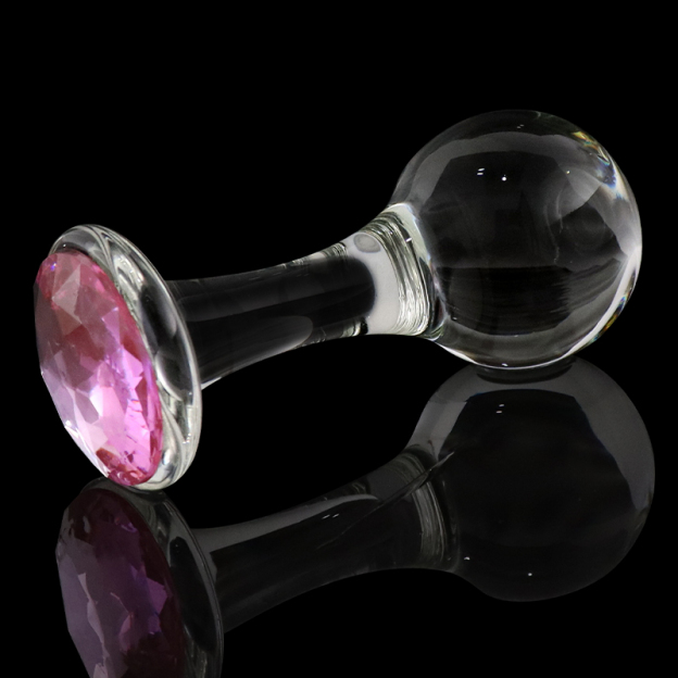 Crystalglow Glass Pleasure Anal Plug-WeLovePlugs