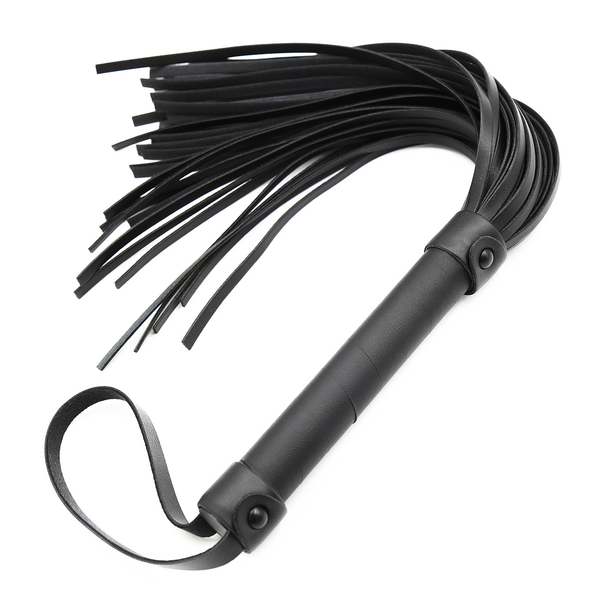 Leather Handle SM Flogger Riding Whip -WeLovePlugs