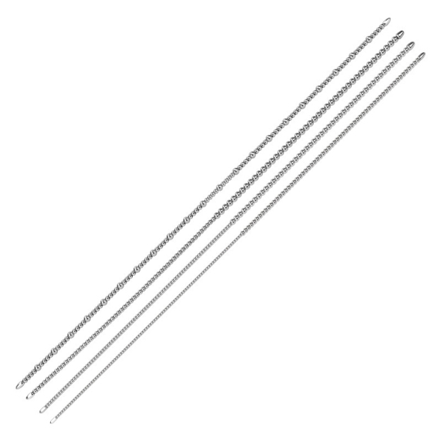 Extra Long Beaded Stainless Steel Urethral Sound Rod – 4 Styles & Multiple Sizes & Body-Safe Material-WeLovePlugs
