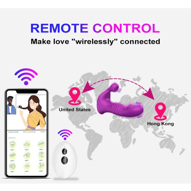 PetalPulse - Rose-Shaped Clit Sucking Toy with 10 Licking & Vibration Modes-WeLovePlugs