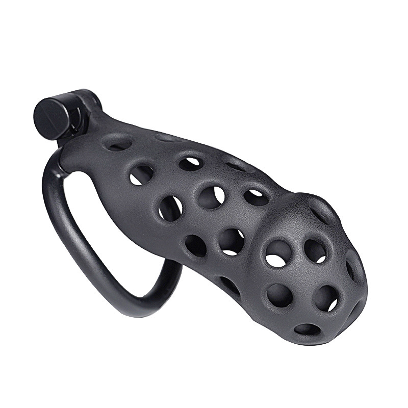 Chastity Cage with 4 Rings & Key - Multiple Holes A - image 6