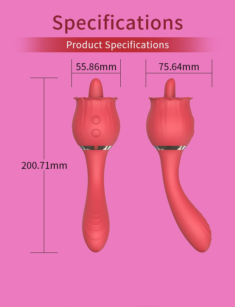 Rosebud Silicone Wand Massager Vibrator-WeLovePlugs
