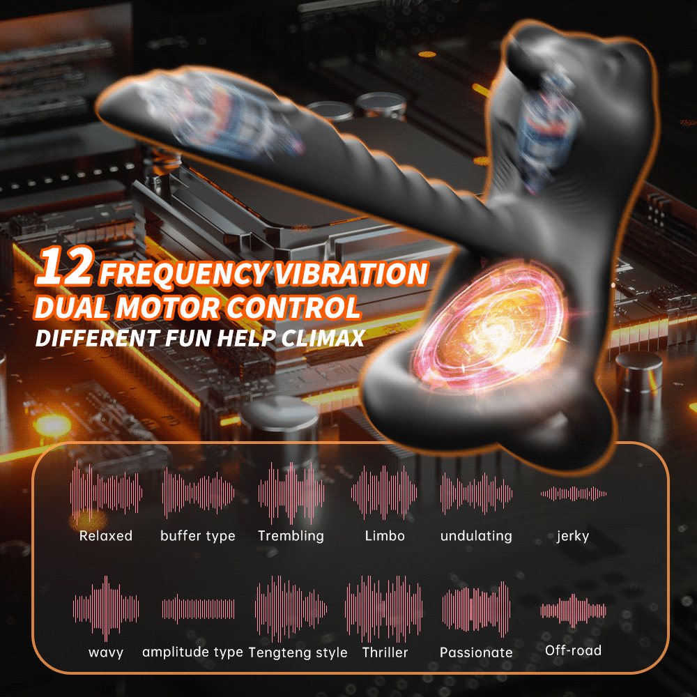 Dual Intense Touch â Couples Vibrating Cock Ring