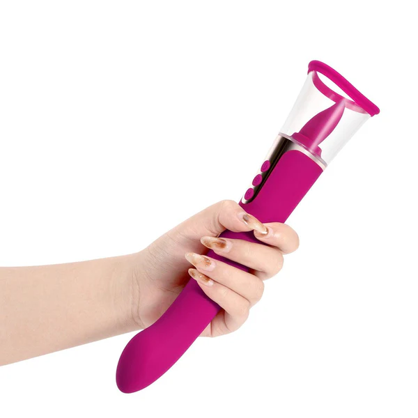 Succion 3 in 1 Innovative Sucking Licking Vibrator -WeLovePlugs