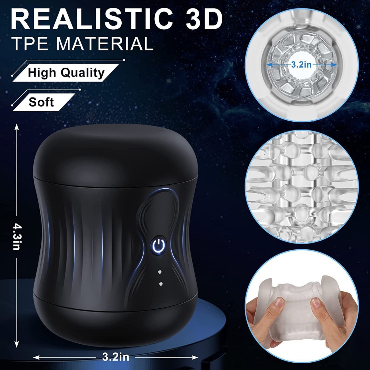 Electric Pocket Masturbator With 10 Vibration - image 5