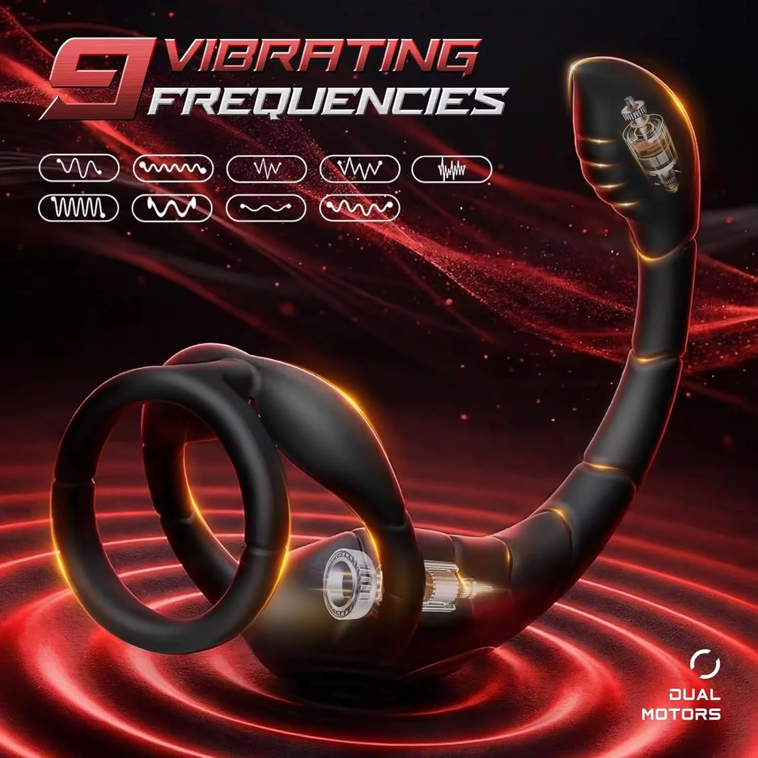 Dual-Stimulation Contoured Massager & Personal Ring - image 1