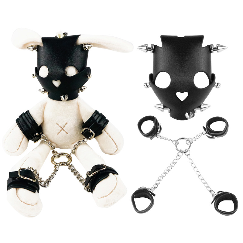 BDSM Bunny Plush Keychain - image 5