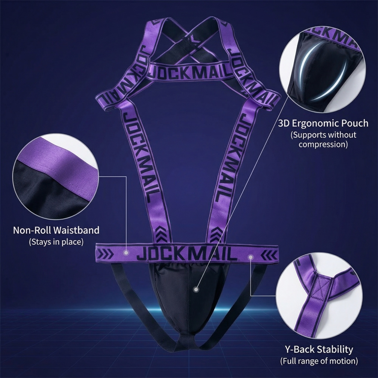 Jockmail Mens Harness With Jockstrap Bodysuit - image 13