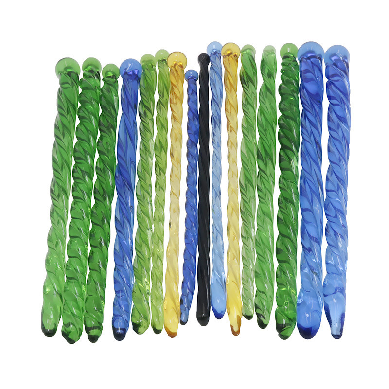 200mm Glass Urethral Sounds (Ramdon Color) -WeLovePlugs