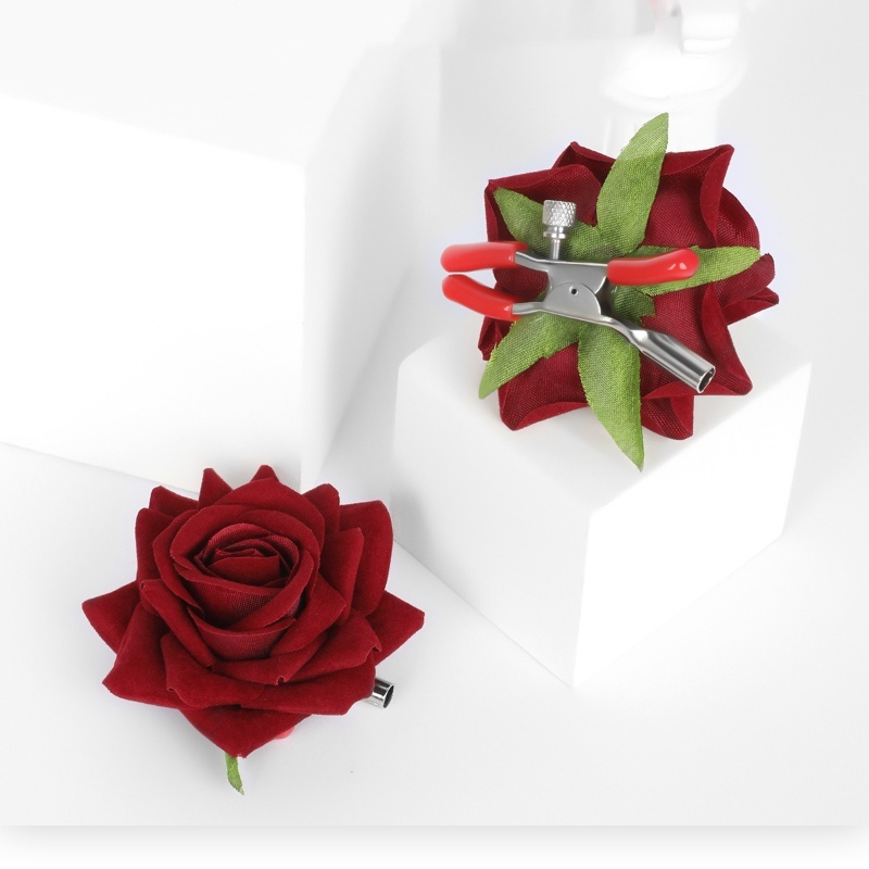 EcoRose – Sustainable Floral Anal Plug & Nipple Clamp Set-WeLovePlugs