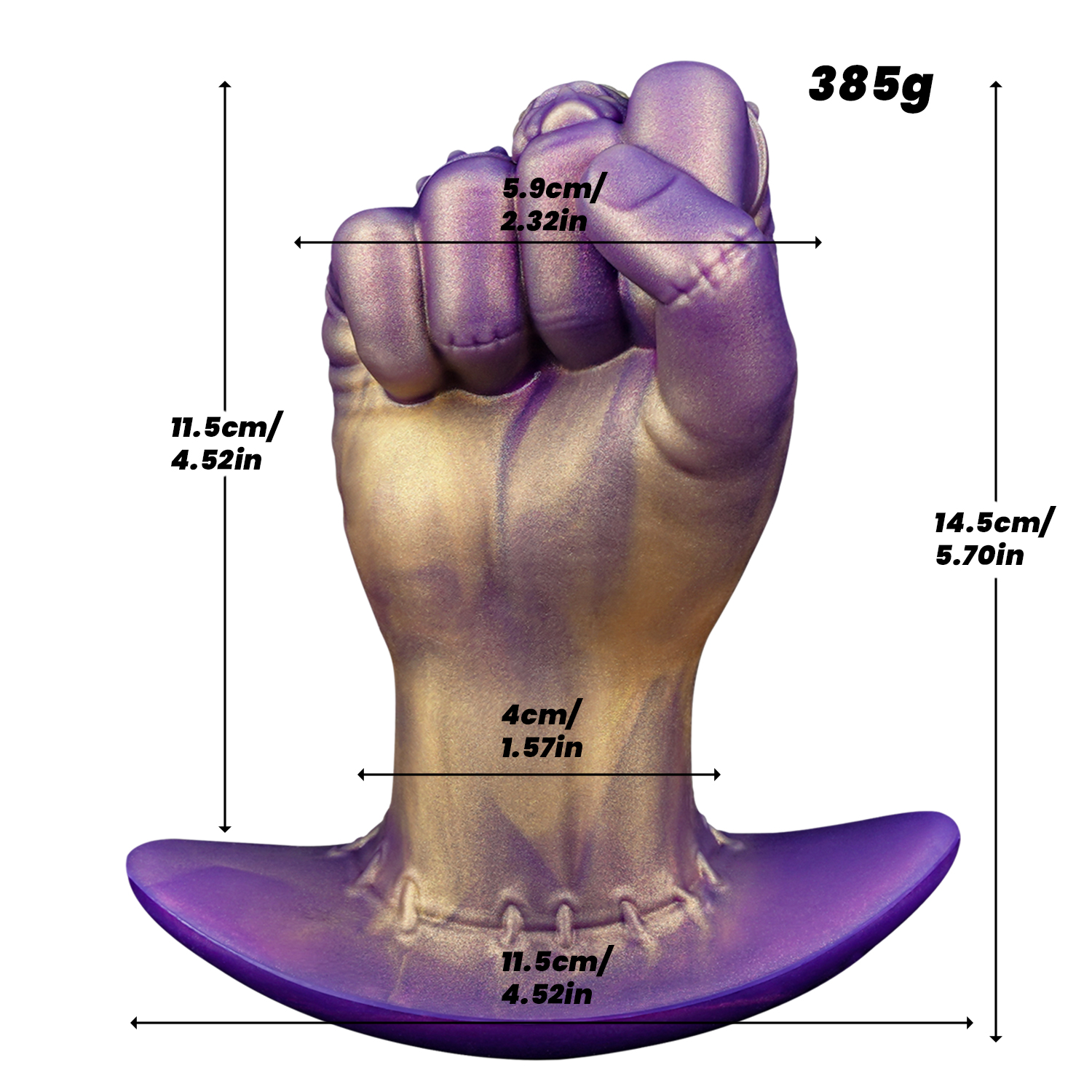 Vibrating Fist Butt Plug - image 5