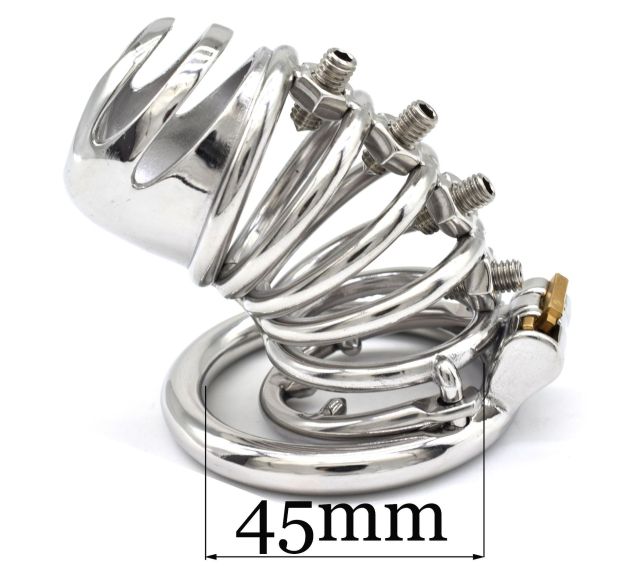 Hollow Spiked Chastity Cage-WeLovePlugs