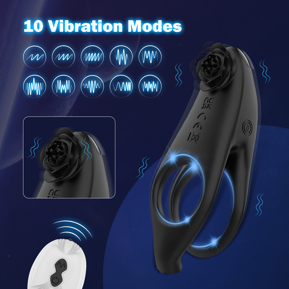 VibeSync Duo – Remote-Controlled Cock Ring with Butt Plug Vibrator