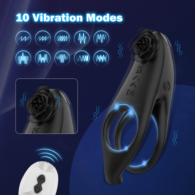 VibeSync Duo – Remote-Controlled Cock Ring with Butt Plug Vibrator