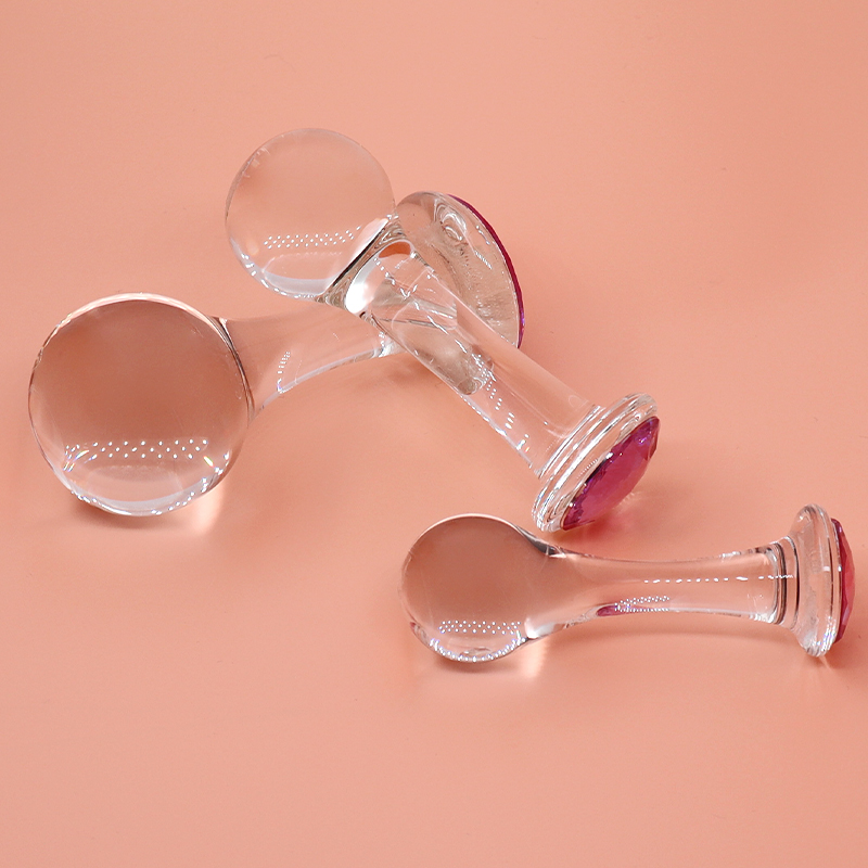 Crystalglow Glass Pleasure Anal Plug-WeLovePlugs