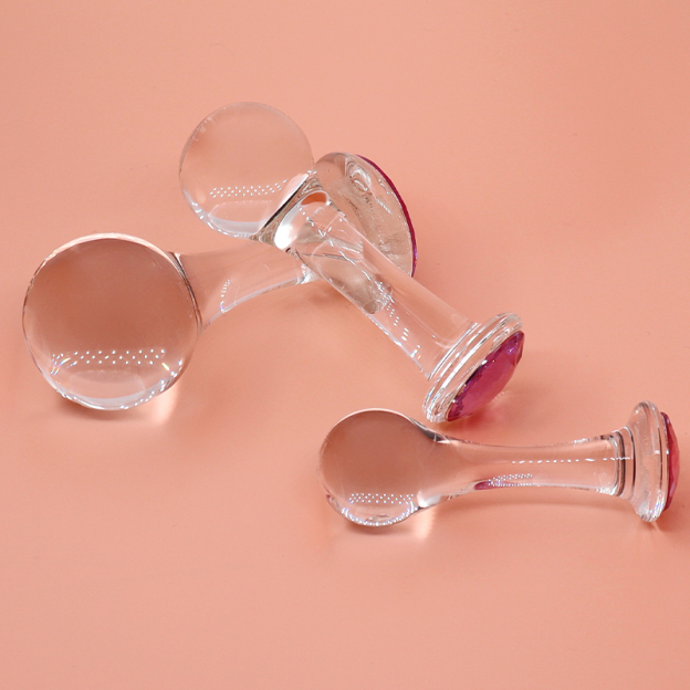 Crystalglow Glass Pleasure Anal Plug-WeLovePlugs