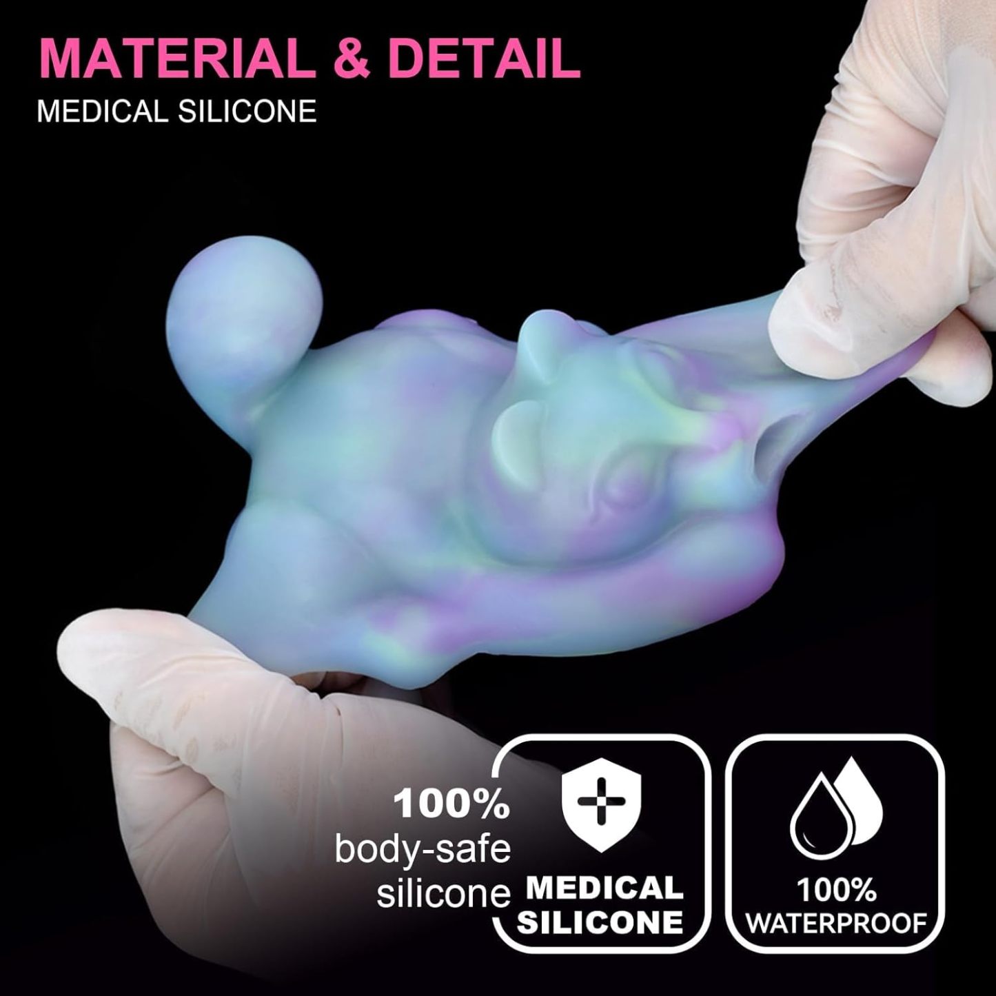 4.17''x1.63''x3.3''Monster-Inspired Female Grinder-WeLovePlugs