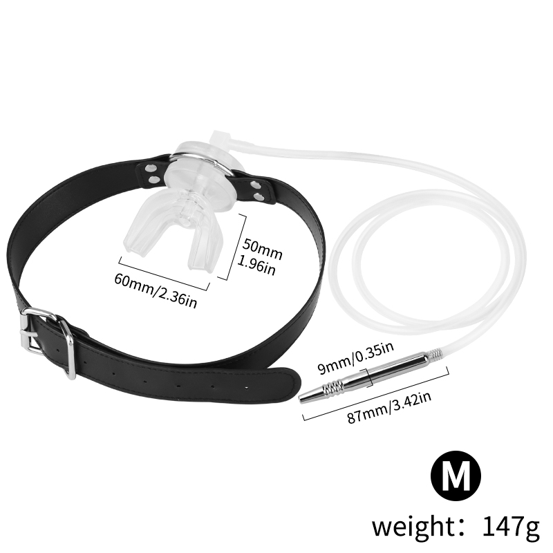 Dual-Stimulation Gag & Urethral Plug