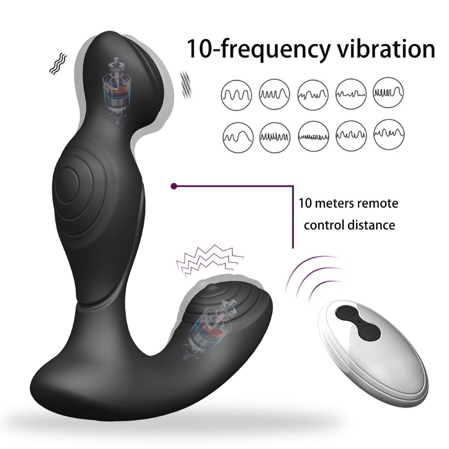 Dual-engine Prostate & Perineum Massager-WeLovePlugs