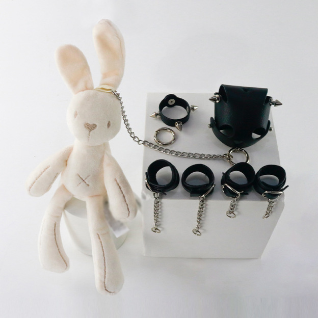 BDSM Bunny Plush Keychain - image 10