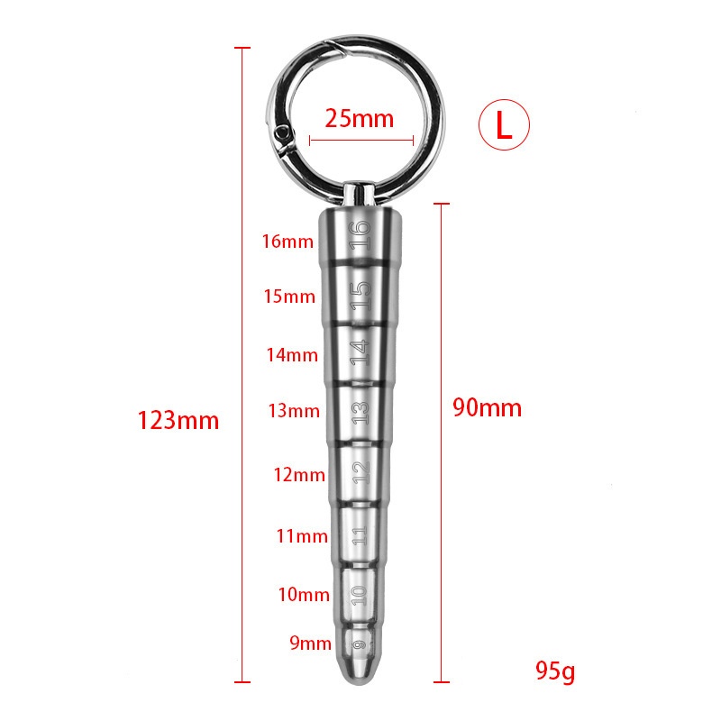 Stainless Steel Scale Urethral Sound -WeLovePlugs