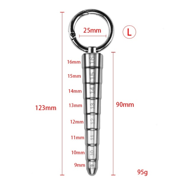 Stainless Steel Scale Urethral Sound -WeLovePlugs