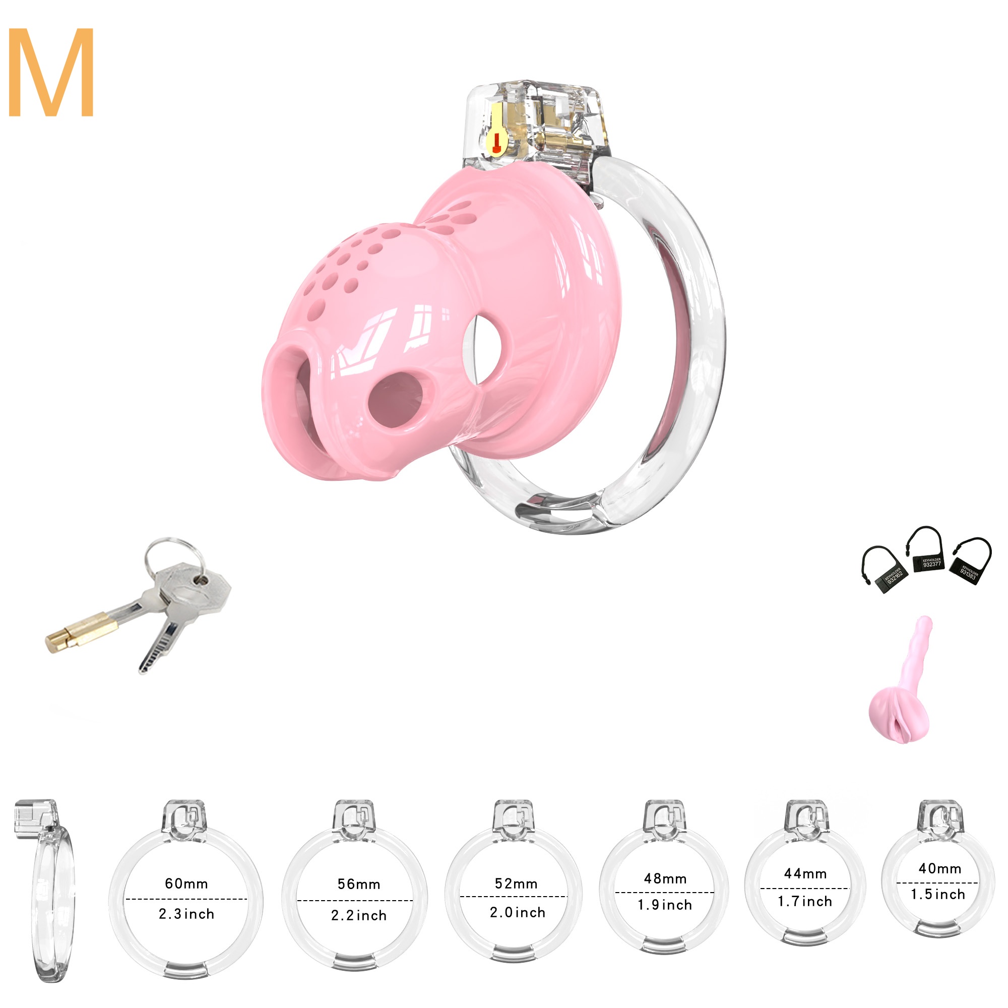 Elastic Male Chastity Cage-WeLovePlugs