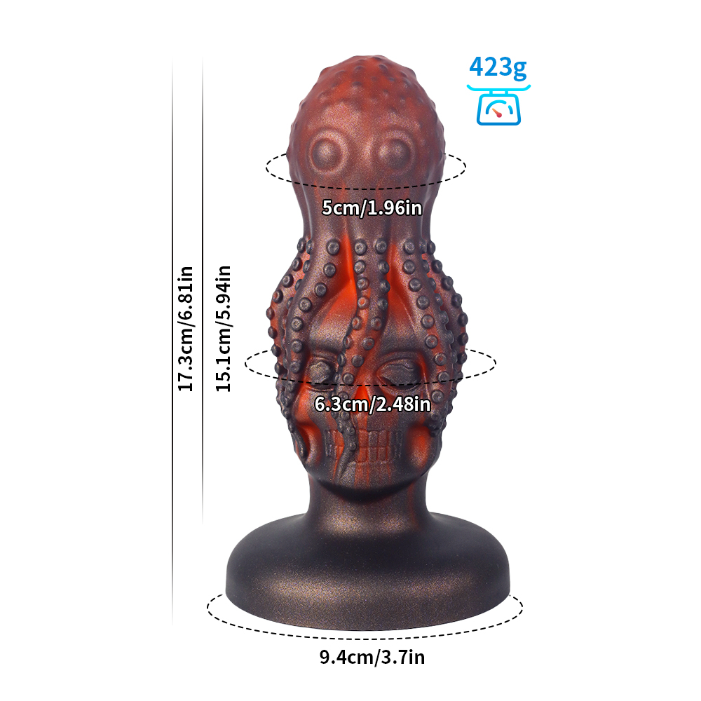 Monster Fantasy Octopus Skull Dildo