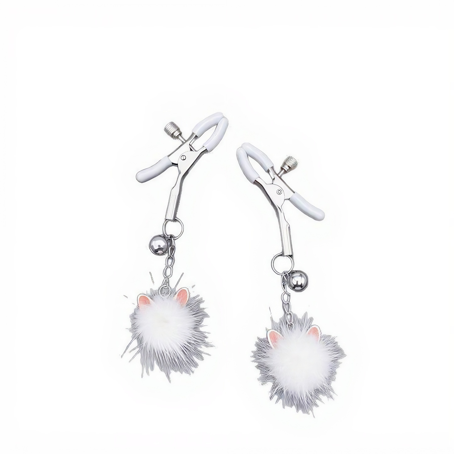 Fluffy Cat Bell Nipple Clamps - image 2