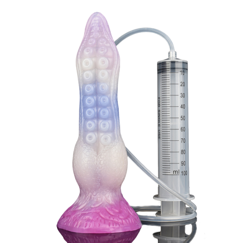 Octopus Tentacle Squirting Dildo with Suction Cup -WeLovePlugs